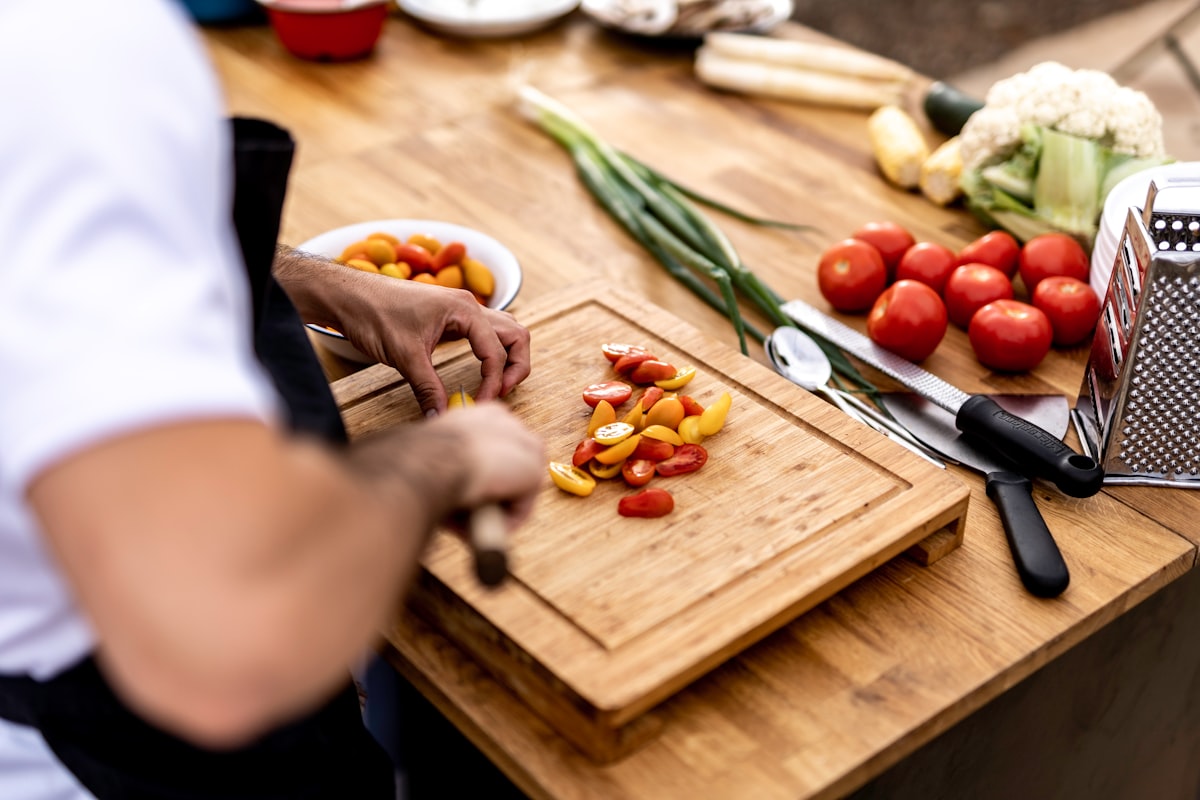 Professional kitchen preparation